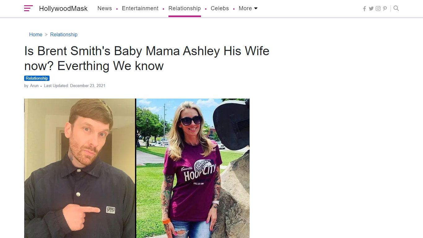 Is Brent Smith’s Baby Mama Ashley His Wife Now? What We Know